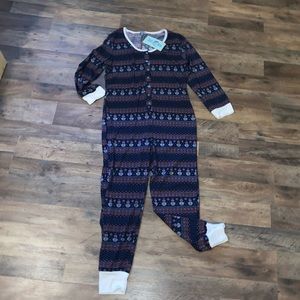 Women’s NWT BH PJS classic “snowman” pajama size S
